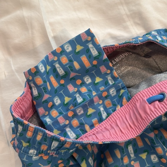 Johnston & Murphy 🔥sale🔥⭐️Blue Patterned Men's Shorts - Picture 7 of 11